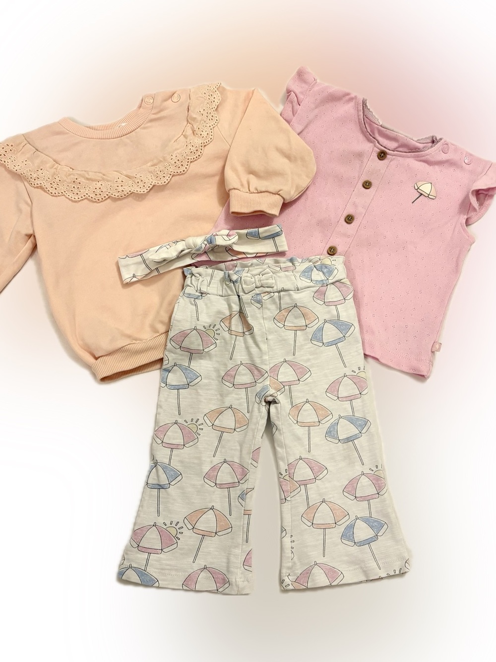 Feetje "Hello Sunshine" Baby girl 4pc set size 74, 6-9m.